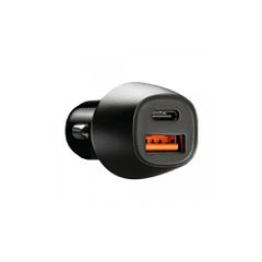 ΦΟΡΤΙΣΤΗΣ ΑΝΑΠΤΗΡΑ ΜΕ 2 ΘΥΡΕΣ USB TYPE A+ TYPE C 12/24V 18W ULTRA FAST CHARGER