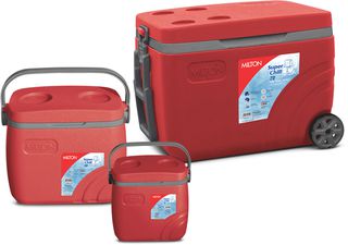 Ισοθερμικά Ψυγεία Milton Super Chill σετ 8/30/70 Κόκκινο 13066