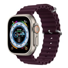 Orso Deluxe Sport Silicone Elderberry Λουράκι Apple Watch 42/44/45/49mm