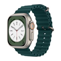 Orso Deluxe Sport Silicone Pine Green Λουράκι Apple Watch 42/44/45/49mm