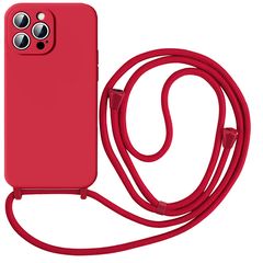 Θήκη Orso Cloud Κορδόνι Red iPhone 15 Pro Max