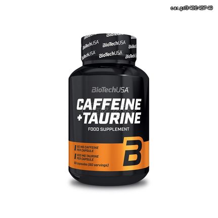 Caffeine + Taurine 60caps (Biotech Usa)