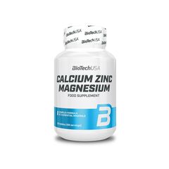 Calcium Zinc Magnesium 100tabs (Biotech Usa)