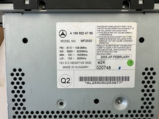 RADIO/CD MERCEDES B170 ΓΝΗΣΙΟ-thumb-1