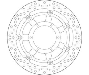 Δισκόπλακα SBS/5279/5281A 296X94X4-5X6X6-5(18