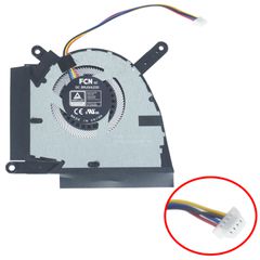 Ανεμιστηράκι Laptop - GPU Cooling Fan για Asus TUF Dash F15 FX517 FX517Z FX517ZC FX517ZR FX517ZE FX517ZM RTX 3050 3050Ti (2022 YEAR) FP86 DFS5K22115371E 13NR0950P02011 DQ5D587 G005 4pin ( Κωδ.81120 )