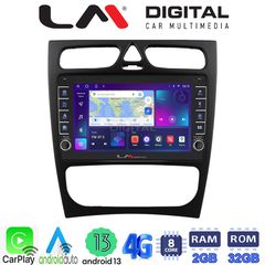 MEGASOUND - LM ZG8171 GPS Οθόνη OEM Multimedia Αυτοκινήτου για MERCEDES C class (W203) - CLK (W208) (CarPlay/AndroidAuto/BT/GPS/WIFI/GPRS)