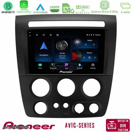 Pioneer AVIC 8Core Android13 4+64GB Hummer H3 2005-2009 Navigation Multimedia Tablet 9″