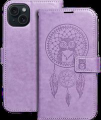 Smart Mezzo Wallet case for iPhone 15 Plus Dreamcatcher Purple