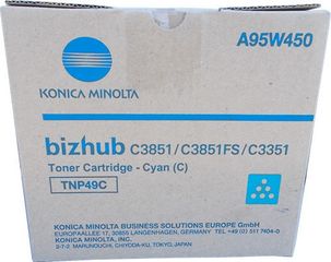 Konica Minolta TNP-49C Toner Κυανό 12000 Σελίδων (A95W450)