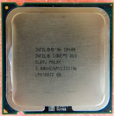 Intel Core2 Duo Processor E8400 (6M Cache, 3.00 GHz, 1333 MHz FSB)