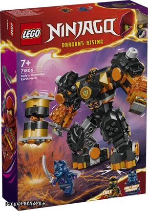 LEGO NINJAGO COLE'S ELEMENTAL EARTH MECH #71806