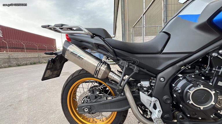 CF MOTO 800 MT TOURING & SPORT EXHAUSTS  Το τελικο ειναι ρεπλικα σε ΑΛΦΑ ΠΙΟΤΗΤΑ μεσα στο σετ ειναι και ο σιγαστήρας., O σωλήνας (link pipe) ειναι απο ανοξειδωτο ατσαλι με αψογα κωλύματα., είναι άμεσα