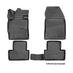 ΜΑΡΚΕ ΠΑΤΑΚΙΑ ΣΕ ΣΚΑΦΗ ΓΙΑ MITSUBISHI OUTLANDER 2022+ TPE ΛΑΣΤΙΧΟ ΣΕ ΜΑΥΡΟ ΧΡΩΜΑ NOVLINE - 4 ΤΕΜ.
