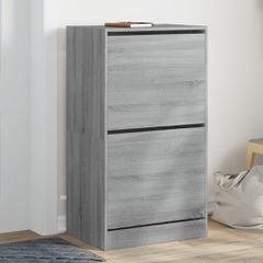Παπουτσοθήκη με 2 Ανακλ. Συρτάρια Γκρι Sonoma 60x42x108 εκ. 3214390