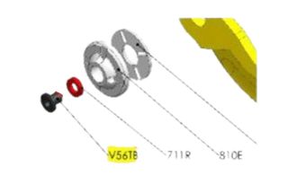 Βίδα ασφαλείας με ροδέλα ελαστική για Infaco F3015 / F3020-thumb-1