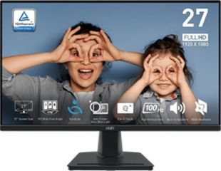 MSI Monitor Pro MP275, Flat Ips FHD, 27'', 16:9, 300 CD/M2, 1000:1, 1MS, 100Hz, 1920x1080, HDMI/VGA/Hp OUT, 2X 2W SPEAKERS, BLACK, 2YW. - (9S6-3PC3CM-002)