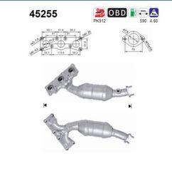 ΚΑΤΑΛΥΤΗΣ BMW 323/325/330 E90/91/92/93 2004-2011      KARALOIZOS exhaust