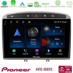 Pioneer AVIC 8Core Android13 4+64GB Peugeot 308/RCZ Navigation Multimedia Tablet 9" (Ασημί Χρώμα)