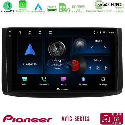 Pioneer AVIC 8Core Android13 4+64GB Chevrolet Aveo 2006-2010 Navigation Multimedia Tablet 9"