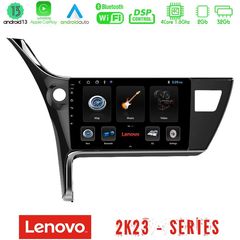 Lenovo Car Pad Toyota Corolla 2017-2018 4Core Android 13 2+32GB Navigation Multimedia Tablet 10"