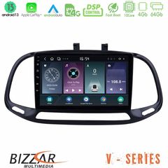 Bizzar V Series Fiat Doblo 2015-2022 10core Android13 4+64GB Navigation Multimedia Tablet 9"