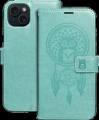 Smart Mezzo Wallet case for iPhone 15 Plus Dreamcatcher Green