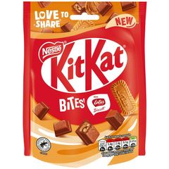 Γκοφρετάκια Lotus Biscoff Kit Kat Chocolate Bites Sharing Bag 90g