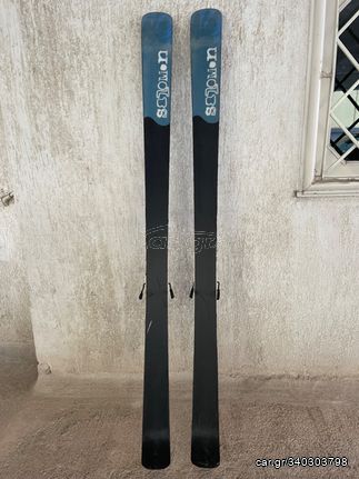 Skis Salomon pocket rocket with bindings 