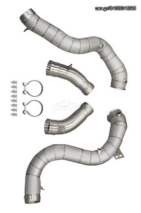 Βελτίωσης Downpipe κατάλληλο για Mercedes Benz AMG GLC63 M177 2018+ +10% αύξηση ιπποδύναμης