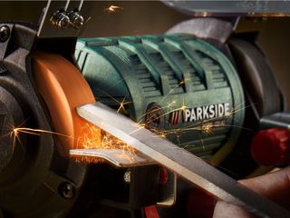 Διπλός μύλος δίδυμοι τροχοί PARKSIDE »PDFW 120 A2«, 120 W, με εύκαμπτο άξονα-thumb-5