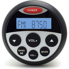 HASDA MP3 PLAYER 89MM - 12V - 4X25W ΜΕ ΡΑΔΙΟΦΩΝΟ / USB / BLUETOOTH (ΑΔΙΑΒΡΟΧΟ/ΣΤΡΟΓΓΥΛΟ/ΜΑΥΡΟ)