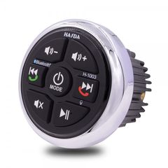 HASDA H-1003 ΑΔΙΑΒΡΟΧΟ ΣΤΡΟΓΓΥΛΟ ΜΑΥΡΟ BLUETOOTH CONTROLLER - A2DP-thumb-1