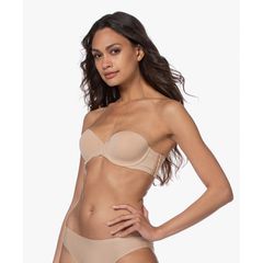 Calvin Klein Γυναικείο Σουτιέν Strapless Με Κούμπωμα Στο Πλάι Light Lined 20N