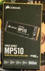 Πωλείται σκληρός δίσκος SSD M.2 Corsair MP510 1TB PCIe Gen 3 x4 NVME 