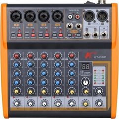 ΚΟΝΣΟΛΑ ΗΧΟΥ 6 ΚΑΝΑΛΙΩΝ, 16 bit DSP processor, Phantom Power-thumb-1