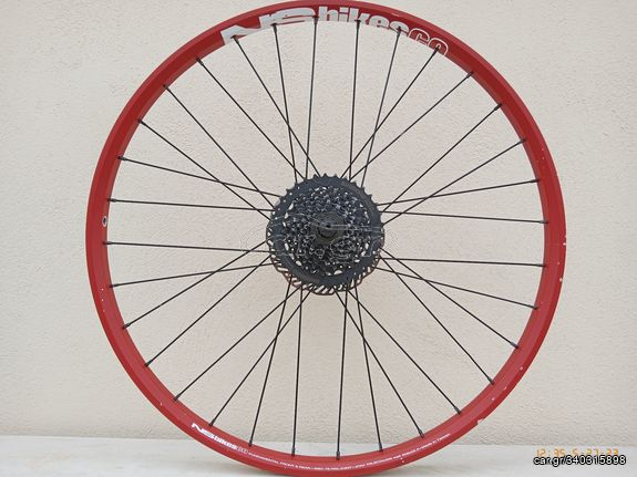 Τροχοί NSbikes 26" 1" 559x25,5 & Πιρούνι 680DH 26" διαδρομή 170mm άξονας 20mm