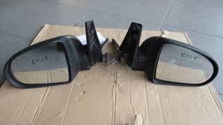Ηλεκτρικοί καθρέπτες οδηγού - συνοδηγού, γνήσιοι μεταχειρισμένοι, από Mitsubishi Colt 2005-2012, 5πορτο