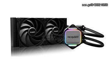 BEQUIET CPU HYDRO COOLER PURE LOOP 2 240MM BW017, INTEL 1700/1200/1150/1151/1155, AMD AM45/AM4, SQUARE ARGB ILLUMINATING COOLING BLOCK, 2x FAN PURE WINGS 3 120MM, 3YW.