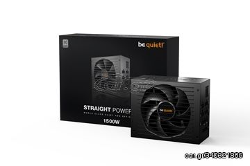 BEQUIET PSU STRAIGHT POWER 12 1500W BN340, PLATINUM CERTIFIED, MODULAR CABLES, SILENT WINGS 135MM FAN, 10YW.