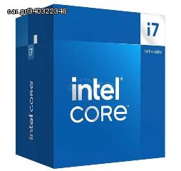 INTEL CPU CORE i7 14700, 20C/28T, up to 5.4GHz, CACHE 33MB, SOCKET LGA1700 14th GEN, GPU, BOX, 3YW.