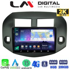 MEGASOUND - LM Digital – LM ZQ8018B GPS Οθόνη OEM Multimedia Αυτοκινήτου για TOYOTA RAV4 2006-2012 (CarPlay/AndroidAuto/BT/GPS/WIFI/GPRS)