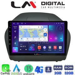 MEGASOUND - LM ZE8414 GPS Οθόνη OEM Multimedia Αυτοκινήτου για HYUNDAI IX35 2009>2015  (CarPlay/AndroidAuto/BT/GPS/WIFI/GPRS)