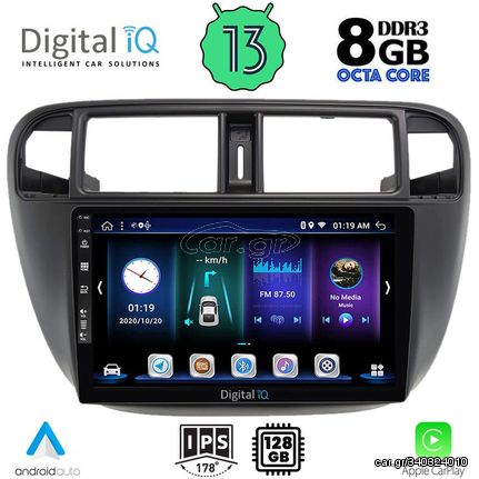 DIGITAL IQ BXD 8186_CPA A/C (9inc) MULTIMEDIA TABLET OEM HONDA CIVIC mod. 1995-2001