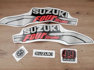 Αυτοκόλλητα για εξωλέμβια μηχανή Suzuki 9.9hp