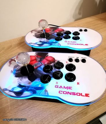 Ηλεκτρονική παιχνιδοκονσόλα Ρετρό Τύπου Arcade για Τηλεόραση με 2 Χειριστήρια hdmi-thumb-2