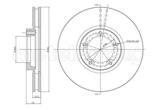 ΔΙΣΚ. FORD TRANSIT 2.0 (254*24)     FRITECH fri.tech. BD0267