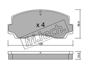 ΤΑΚ. MAZDA-TOYOTA    FRITECH \"E\" fri.tech. 252.0