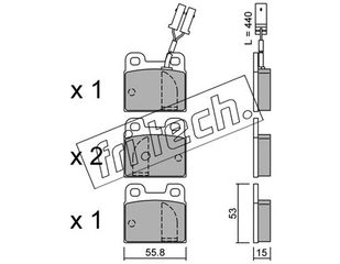 ΤΑΚ. ALFA ROMEO 75/90 FRITECH \"E\" fri.tech. 010.1