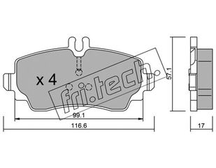 ΤΑΚ. MERCEDES           FRITECH \"E\" fri.tech. 319.0